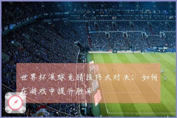 世界杯滚球竞猜技巧大对决：如何在游戏中提升胜率
